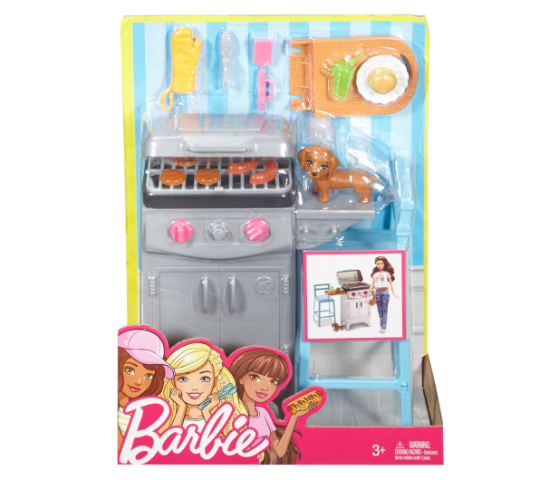 Barbie Akcesoria Wypoczynkowe Zestaw do grilla - 347417 - zdjęcie 2