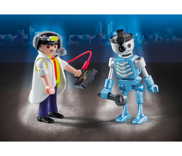 PLAYMOBIL Duo Pack Profesor i robot - 344831 - zdjęcie 2
