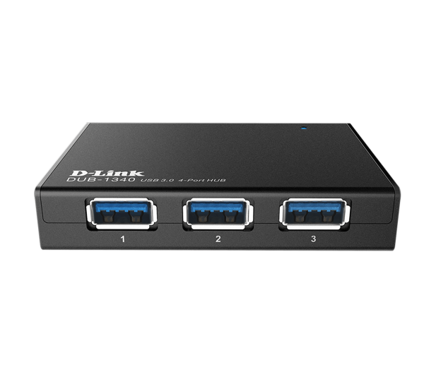 D-Link DUB-1340 USB 3.0 (4 porty, aktywny, zasilacz) - 308827 - zdjęcie 2