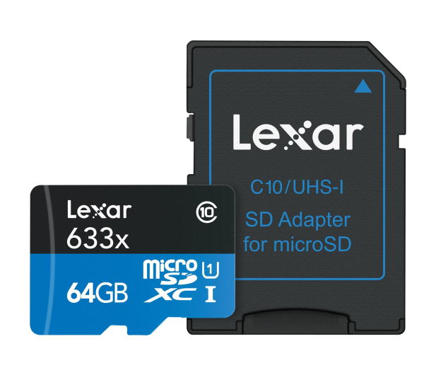 Lexar 64GB microSDXC 633x odczyt: 95MB/s zapis: 45MB/s - 352754 - zdjęcie 3