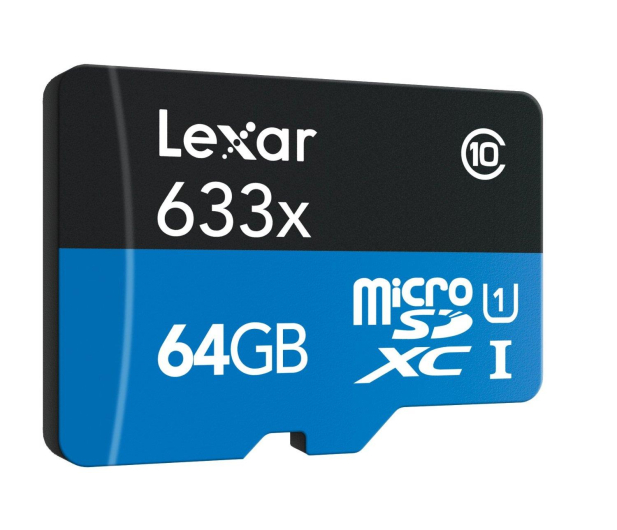 Lexar 64GB microSDXC 633x odczyt: 95MB/s zapis: 45MB/s - 352754 - zdjęcie 2