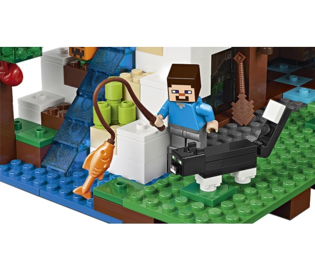 LEGO Minecraft Baza pod wodospadem - 343571 - zdjęcie 5