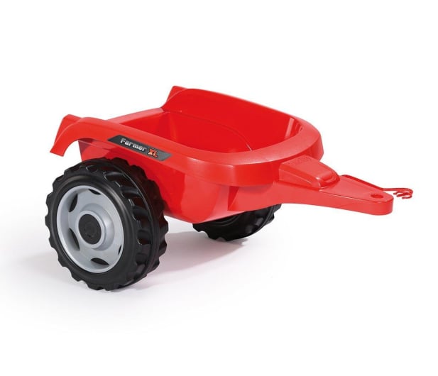 Smoby Traktor na pedały XL z przyczepą czerwony - 349283 - zdjęcie 4
