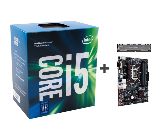 Intel i5-7600 + ASUS B250M-PLUS + Crucial 8GB 2400MHz - 356121 - zdjęcie
