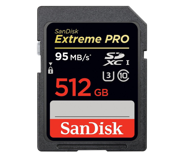 SanDisk 512GB SDXC Extreme Pro zapis 90MB/s odczyt 95MB/s - 254471 - zdjęcie