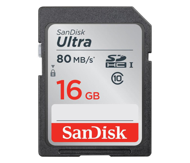 SanDisk 16GB SDHC Ultra Class10 80MB/s UHS-I - 265000 - zdjęcie