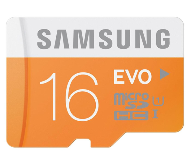Samsung 16GB microSDHC Evo odczyt 48MB/s + adapter SD - 182044 - zdjęcie