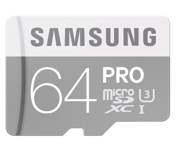 Samsung 64GB microSDXC Pro zapis 80MB/s odczyt 90MB/s - 268160 - zdjęcie