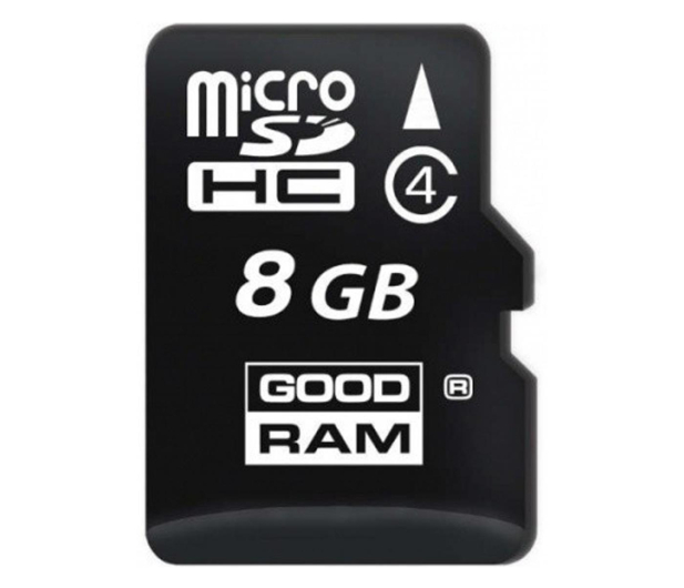 GOODRAM 8GB microSDHC zapis5MB/s odczyt15MB/s+adapter - 303118 - zdjęcie