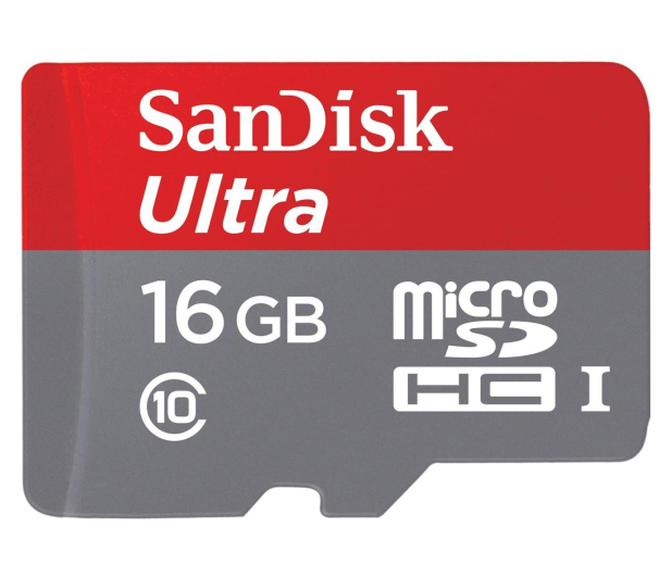 SanDisk 16GB microSDHC Class 10 UHS-I 80MB/s+adapter SD - 255265 - zdjęcie