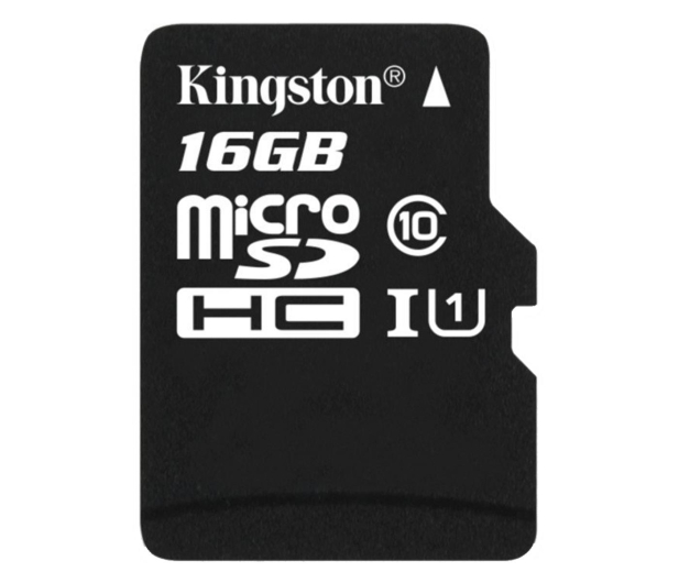 Kingston 16GB microSDHC Class10 zapis 10MB/s odczyt 45MB/s - 263186 - zdjęcie