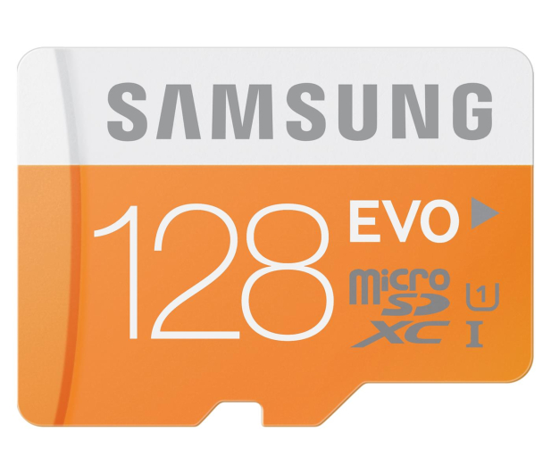 Samsung 128GB microSDXC Evo odczyt 48MB/s + adapter SD - 222136 - zdjęcie
