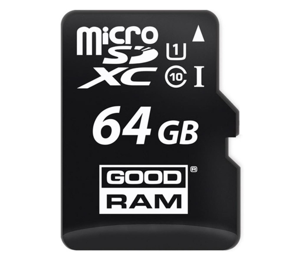 GOODRAM 64GB microSDXC zapis 10MB/s odczyt 60MB/s - 303104 - zdjęcie