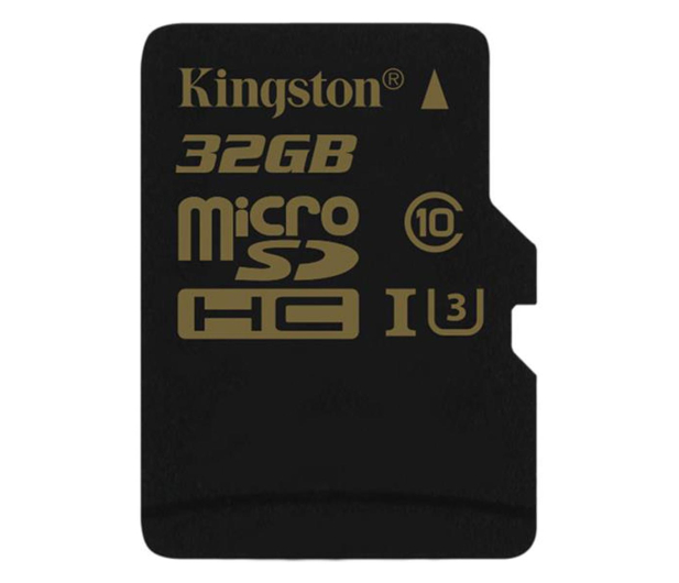 Kingston 32GB microSDHC UHS-I U3 zapis 45MB/s odczyt 90MB/s - 352867 - zdjęcie