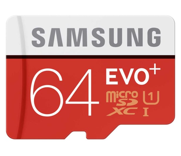 Samsung 64GB microSDXC Evo+ zapis 20MB/s odczyt 80MB/s - 241030 - zdjęcie