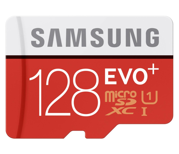 Samsung 128GB microSDXC Evo+ zapis 20MB/s odczyt 80MB/s - 241027 - zdjęcie