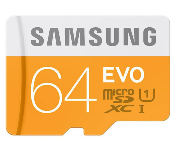 Samsung 64GB microSDXC Evo odczyt 48MB/s + czytnik USB 2.0 - 349184 - zdjęcie