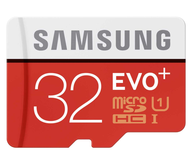 Samsung 32GB microSDHC Evo+ zapis 20MB/s odczyt 80MB/s - 241031 - zdjęcie