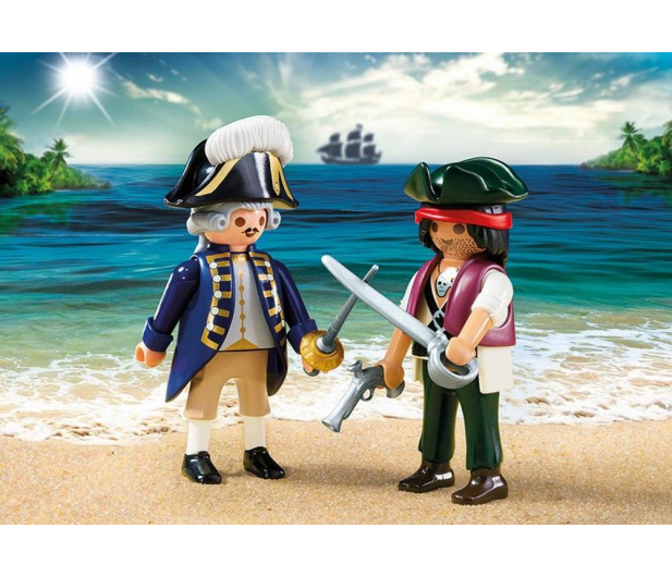 PLAYMOBIL Duo Pack Pirat i żołnierz - 344834 - zdjęcie 3