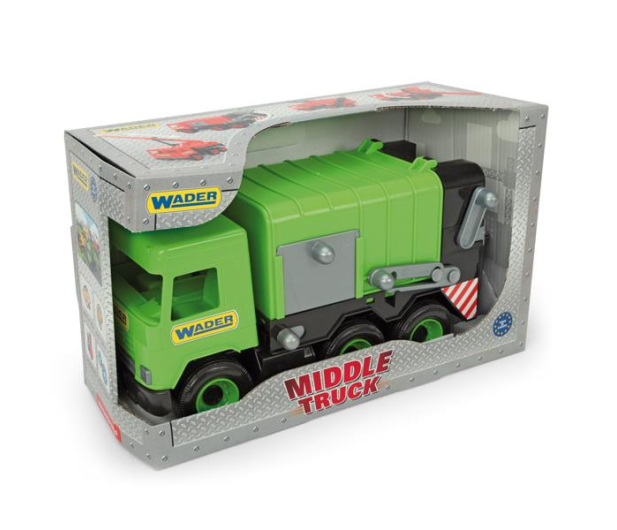 Wader Middle Truck śmieciarka zielona - 357377 - zdjęcie 2