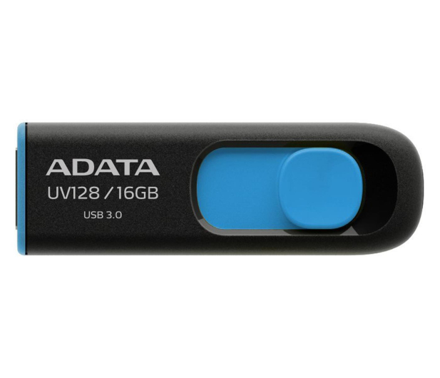 ADATA 16GB DashDrive UV128 czarno-niebieski (USB 3.1) - 255417 - zdjęcie