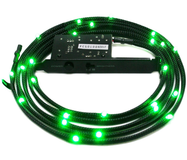 NZXT Zestaw oświetlający LED zielony 2m - 358202 - zdjęcie