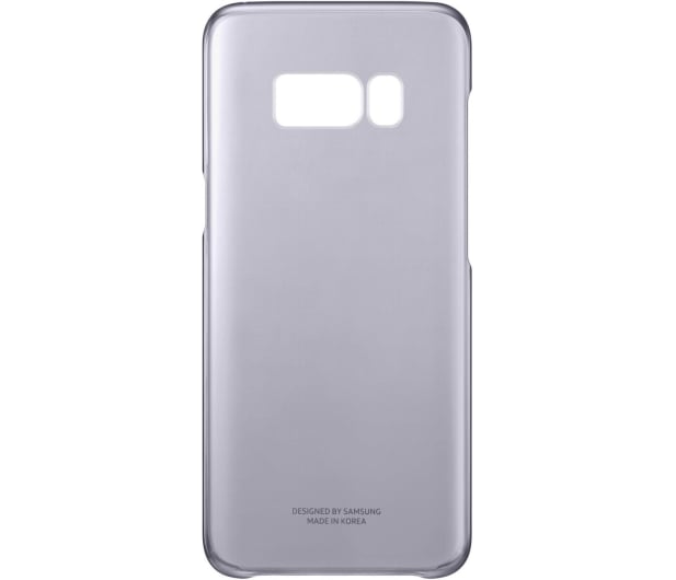 Samsung Clear Cover do Galaxy S8 fioletowy - 355830 - zdjęcie