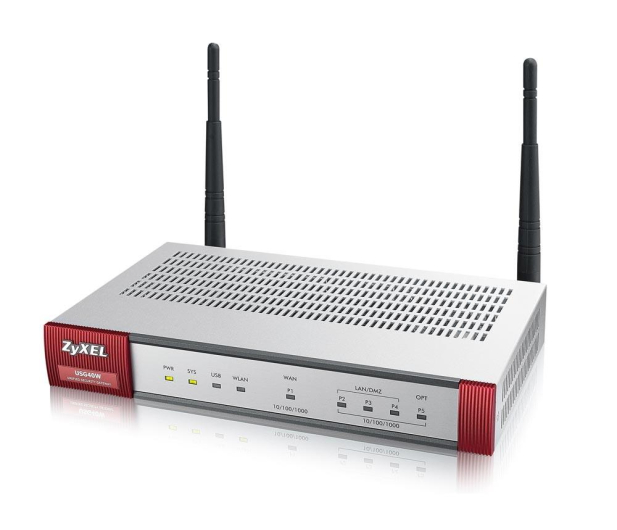 Zyxel USG40W WiFi (3x100/1000Mbit 1xWAN) - 359172 - zdjęcie 2