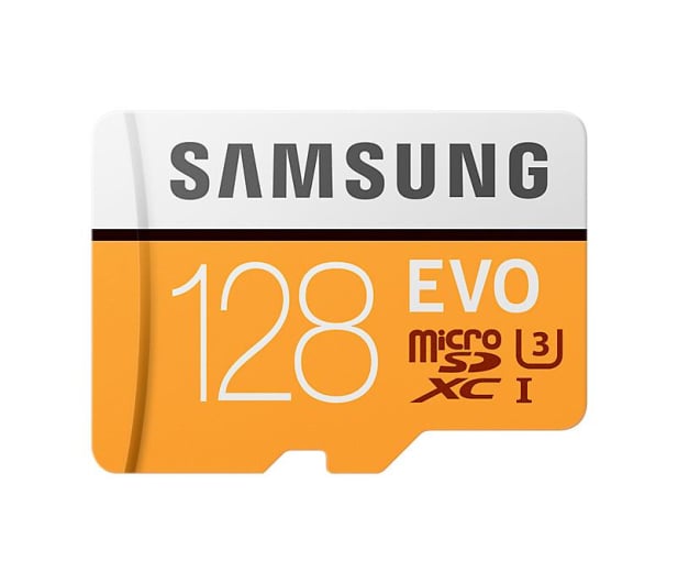 Samsung 128GB microSDXC Evo zapis 90MB/s odczyt 100MB/s - 360778 - zdjęcie