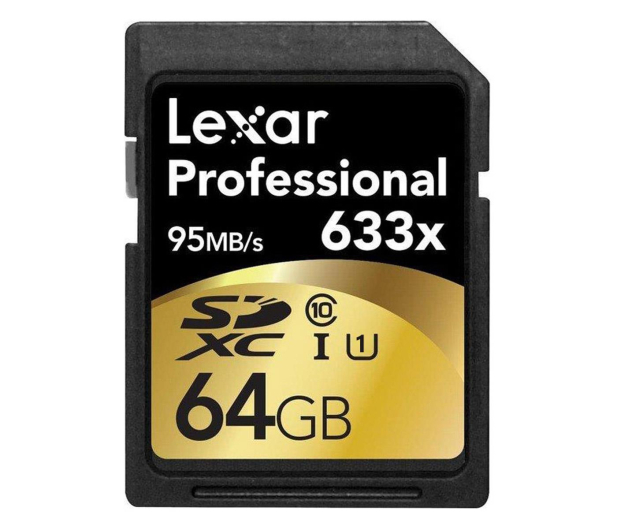 Lexar 64GB 633x Professional SDXC UHS-1 U1 - 257802 - zdjęcie