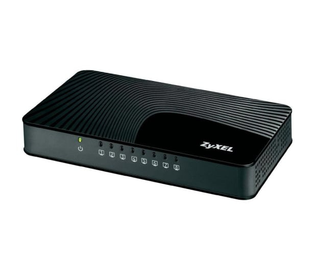Zyxel 8p GS-108Sv2 Media Switch (8x10/100/1000Mbit) - 358879 - zdjęcie 2