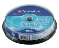 Verbatim 700MB/80min. Audio CD 52x DATA LIFE CAKE 10szt. - 28920 - zdjęcie 1