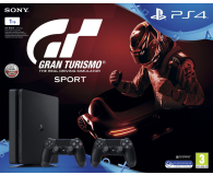 Sony Playstation 4 1TB Slim + PAD + Gran Turismo Sport - 386621 - zdjęcie 2