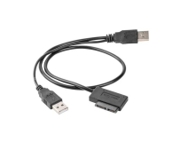 Gembird Adapter USB(M)+Power -> SATA Slim SSD (na kablu) - 392917 - zdjęcie 2