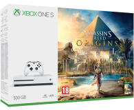 Microsoft Xbox One S 500GB Assassin's Creed Origins+GOLD 6M - 390901 - zdjęcie 1