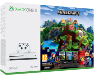 Microsoft Xbox One S 500GB Minecraft Explorer's +Story+ 6M - 390933 - zdjęcie 1