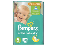 Pampers Active Baby Dry 5 Junior 11-18kg 50szt - 399317 - zdjęcie 1