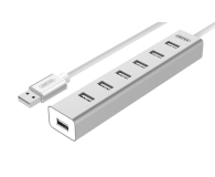 Unitek Aluminiowy Hub 7x USB 2.0 + zasilacz - 399628 - zdjęcie 1