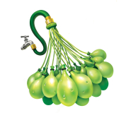 TM Toys Buncho Balloons Duży Zestaw 2 Wyrzutnie+Balony - 364420 - zdjęcie 4