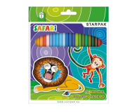 Starpak Kredki ołówkowe 12 kolorów Safari - 374165 - zdjęcie 1