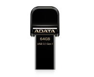 ADATA 64GB i-Memory AI920 jet black (USB3.1+Lightning) - 374859 - zdjęcie 2