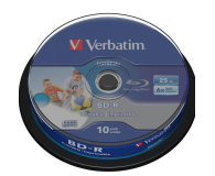 Verbatim 25GB X6 PRINTABLE DATALIFE (CAKE 10 szt ) - 377482 - zdjęcie 1