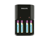 Philips Ładowarka akumulatorów AA/AAA (4xAAA 800 mAh) - 379875 - zdjęcie 1