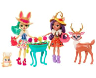 Mattel Enchantimals Dwupak Lalki ze Zwierzątkami