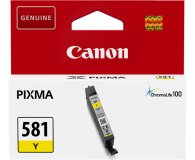Canon CLI-581Y Yellow 259 str. - 381744 - zdjęcie 1