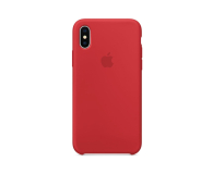 Apple Silicone Case do iPhone X Red - 382328 - zdjęcie 3