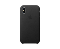 Apple Leather Case do iPhone X Black - 382314 - zdjęcie 3