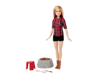 Barbie Lalka na biwaku blondynka - 383210 - zdjęcie 1