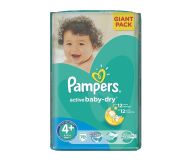 Pampers Active Baby Dry 4+ Maxi 9-16kg 70szt - 339373 - zdjęcie 1