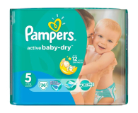 Pampers Active Baby Dry 5 Junior 11-18kg 36szt - 189124 - zdjęcie 1